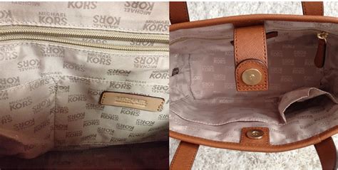 michael kors mk bag lining